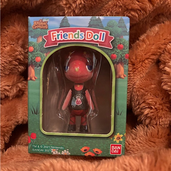 Animal Crossing Collectible Flocked “Friends Doll” Flick - Picture 1 of 5